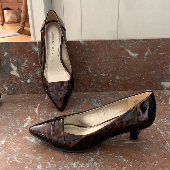 Ak Anne Klein Poppin Pump Tortoise 